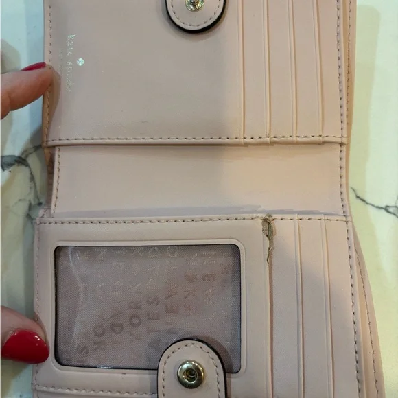 Kate Spade Pink and Black Wallet - Picture 3 of 14